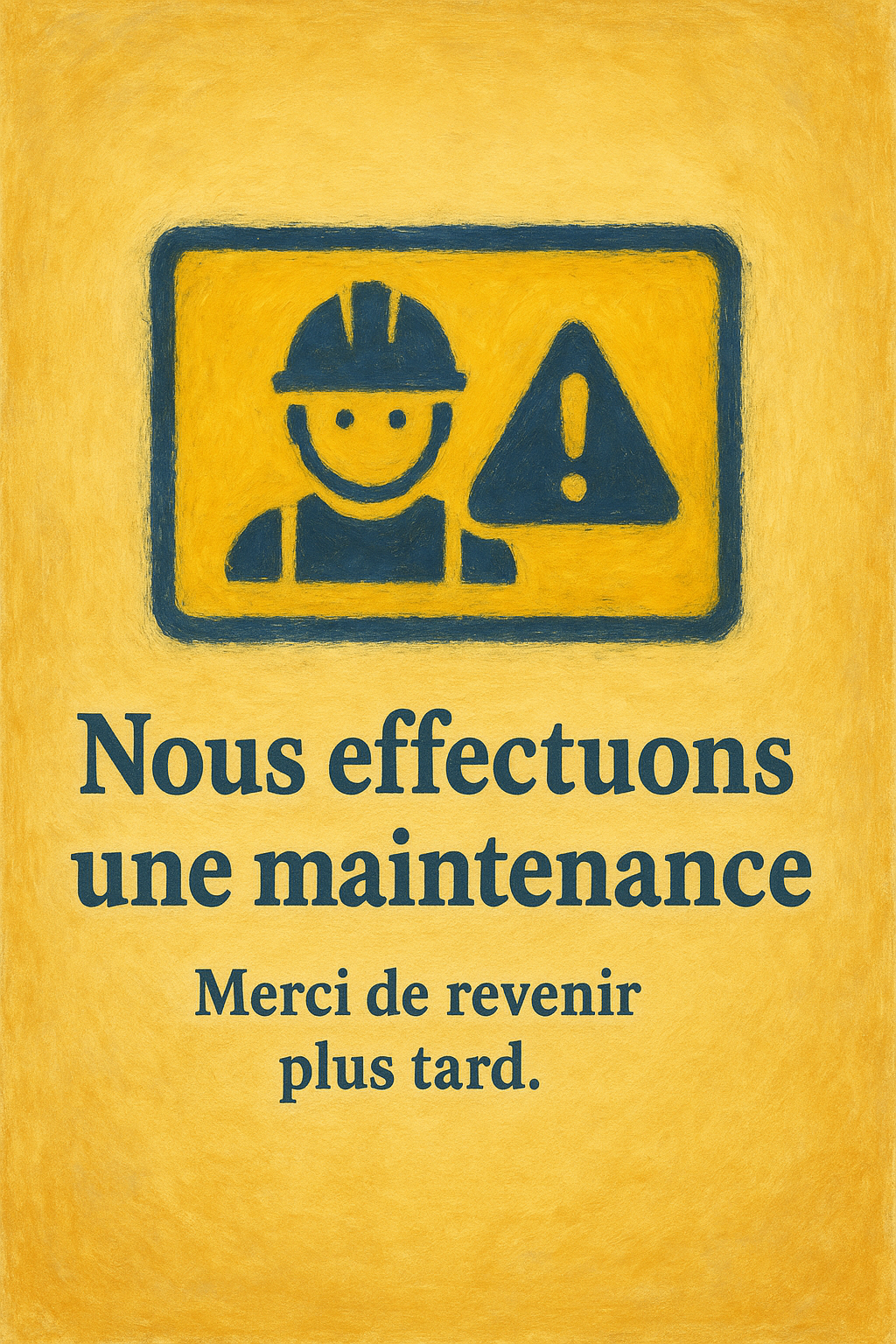Site en maintenance