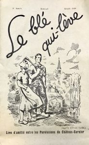 Illustration couverture d'un mensuel-1949