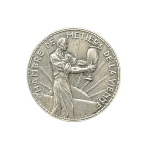 Médaille de la chambre des métiers de la Vienne - fin des années 30-Recto signée Yvan Gallé