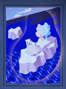 Philémon et Baucis-Gouache sur Canson-Yvan Gallé-1938