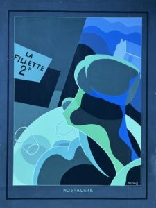 Nostalgie - Gouache sur Canson - Yvan Gallé-1938